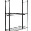Modrine Double Rod Garment Rack, 3 Tiers Heavy Duty Hanging Closet