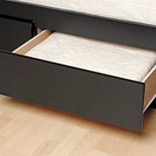Prepac Tall Twin Sonoma Platform Storage Bed