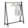 55-Inch Modern Black Heavy Duty Metal Commercial Garment Rack