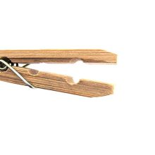 BambooMN Heavy Duty Carbonized Bamboo Clothes Pins for Crafts