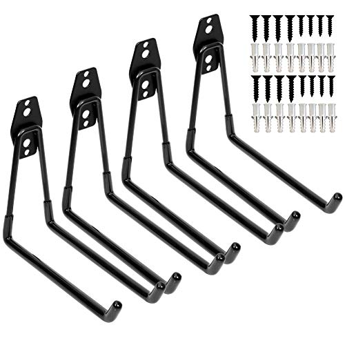 Heavy Duty Garage Storage Utility Double Hooks,Extended Wall Mount Tool