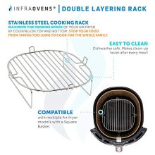Air Fryer Rack Accessories Compatible Chefman Family Size, Habor, GoWise