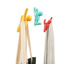 Umbra Buddy Wall Hooks - Decorative Wall Mounted Coat Hooks for Hanging Coats