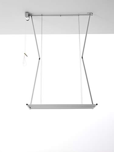 foxydry Ceiling Mounted Clothes Drying Rack, Pulley Clothesline
