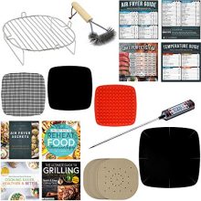 Air Fryer Rack Accessories Compatible Chefman Family Size, Habor, GoWise