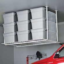 HyLoft 60-Inch by 45-Inch Pro Ceiling Mount Shelf, White