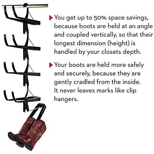 Boot Butler Boot Storage Rack As Seen On Rachael Ray - Clean Up Your Closet Floor