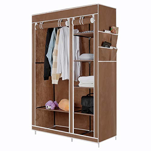 DazHom Closet Organizer Wardrobe Portable Clothes Closet Shelves
