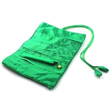 SeeRaphee Silk Embroidery Brocade Jewelry Travel roll Jewelry Organizer