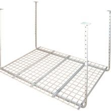 HyLoft 60-Inch by 45-Inch Pro Ceiling Mount Shelf, White