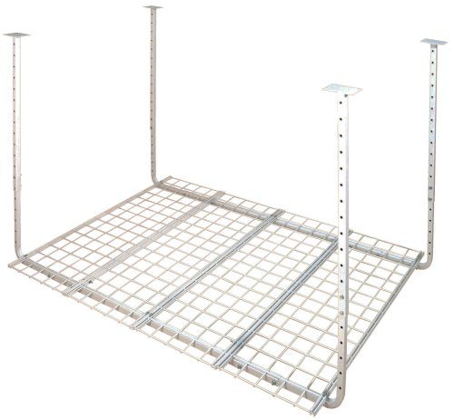 HyLoft 60-Inch by 45-Inch Pro Ceiling Mount Shelf, White