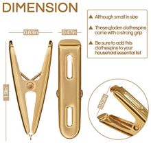 Clothespins Stainless Steel Laundry Clips - 40 Pack Bulk Clothes Pins