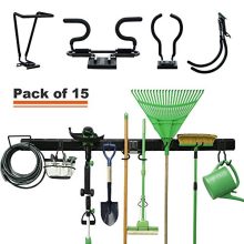 Wallmaster 15-PCS Garage Storage Systems All-in-one Wall Mounted