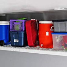 SafeRacks - 2x8 Overhead Garage Storage Rack - Height Adjustable Steel