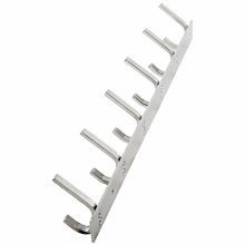 WEBI Heavy Duty SUS Coat Bath Towel Hook Hanger Rail Bar with 6 Hooks