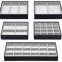 Magic Stackable Jewelry Trays Closet Dresser Drawer Organizer for Accessories