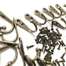 25 Pieces Wall Mounted Coat Hook Robe Hooks Cloth Hanger Coat Hanger Coat