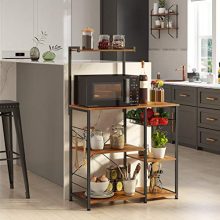 VASAGLE ALINRU Baker's Rack with Shelves, Kitchen Shelf with Wire Basket
