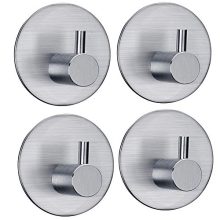 Heavy Duty Adhesive Hooks Wall Hangers Waterproof Stainless Steel Towel Hooks