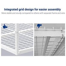 FLEXIMOUNTS 2 pcs 3x6 Overhead Garage Adjustable Ceiling Storage Rack