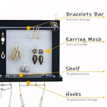 Gotland Jewelry Organizer Wall Mounted Hanging Jewelry Holder