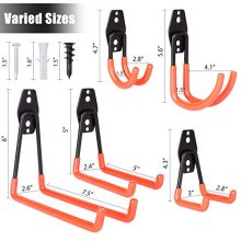 Mieuxbuck Garage Storage Hooks, 10-Pack Steel Utility Double Hooks