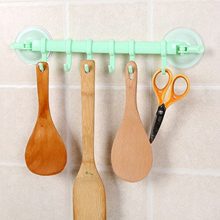 Wall Rack Suction Cup 6 Hooks Super Power Vacuum Sucker Stand Hook