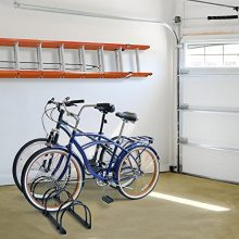 Sandusky 3-Bike Standing Bike Stand, Black