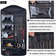 MKPCW Hanging Jewelry Organizer Storage Oxford Cloth Holder