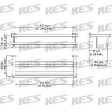 KES Towel Shelf with Double Towel Bar Rack Organizer for Bathroom 24-Inch