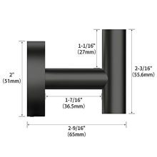 HomGif Towel Robe Hook Wall Mount for Bathroom SUS Stainless Steel