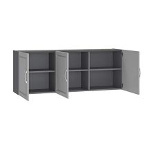 SystemBuild Kendall 54" Wall Cabinet, Gray