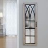 FirsTime & Co. Rustic Arch Jewelry Armoire Accent Wall Mirror