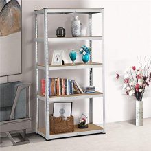 Yaheetech Heavy Duty 5-Shelf Garage Shelving Storage Shelf Steel Adjustable