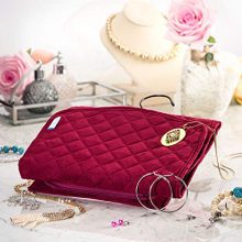 CD Pacific Foldable Hanging Travel Jewelry Organizer Roll for Rings