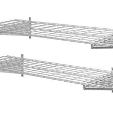 Muscle Rack Heavy-Duty 48" 2 Pk Wall Shelf, 11" Height, 48" Width