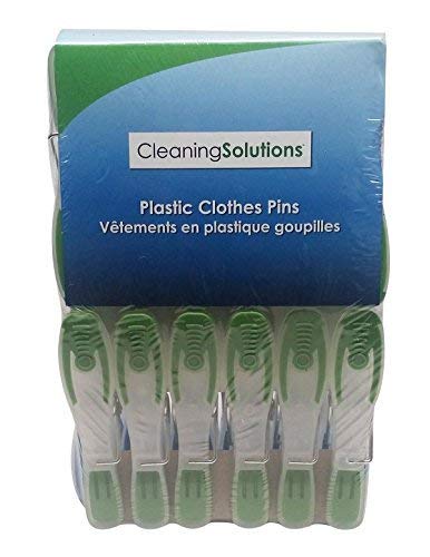 GOOD LIVING Cleaning Solutions Plastic Clothespins for Air-Drying Clothing