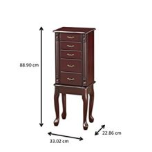 Coaster Home Furnishings 4-drawer Jewelry Armoire Merlot