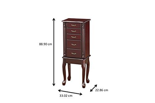 Coaster Home Furnishings 4-drawer Jewelry Armoire Merlot