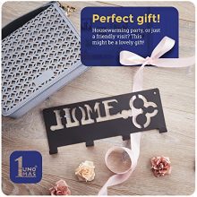Decorative Wall Mounted Key Holder | Modern Key Holder with 4 Hooks