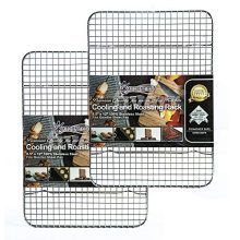 Stainless Steel Cooling, Baking & Roasting Small Wire Racks fit Quarter Sheet