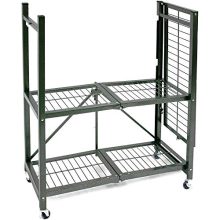 Origami General Purpose Foldable 3-Shelf Storage Rack