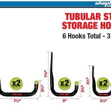 Shepherd Hardware Heavy Duty Steel Garage Storage/Assorted Utility Hooks