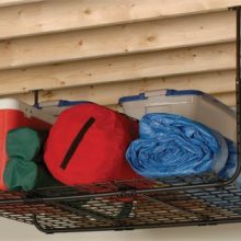 Suncast Wire Ceiling Storage Basket - Hanging Ceiling Storage Mounts