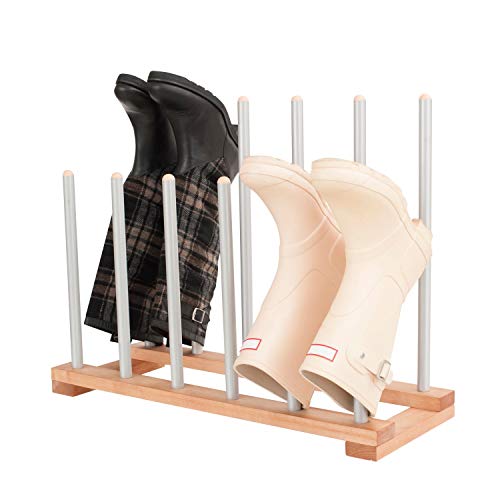 INNOKA 6 Pairs Boot Rack Free Standing Organizer, Easy to Assemble
