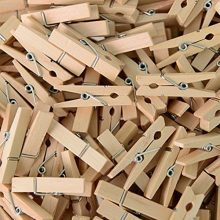 250 Mini Natural Wooden Clothespins - Versatile and Eco-Friendly with Jute Twine