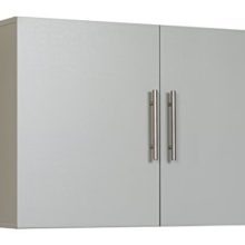 Prepac Hang-Ups Upper Storage Cabinet, 36", Light Gray