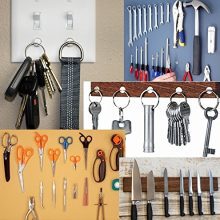 UbiGear Magnetic Push Paper Pin Refrigerator Magnet Tack Pushpin Coat Hook