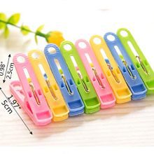DurReus 2 Inch Small Plastic Colored Clothes Pins for Pictures Travel Laundry