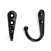 36 Pieces Coat Hooks Wall Mounted Robe Hook Single Coat Hanger No Scratch